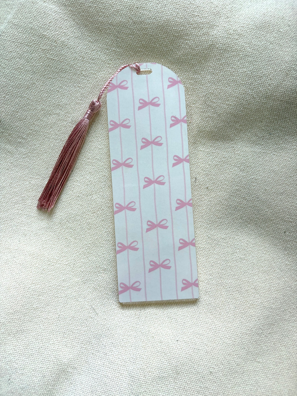 Pretty in Pink Bows Acrylic Bookmark