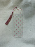 Pink Hearts Acrylic Bookmark — Bookstore Seconds