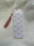 Pretty in Pink Bows Acrylic Bookmark — Bookstore Seconds