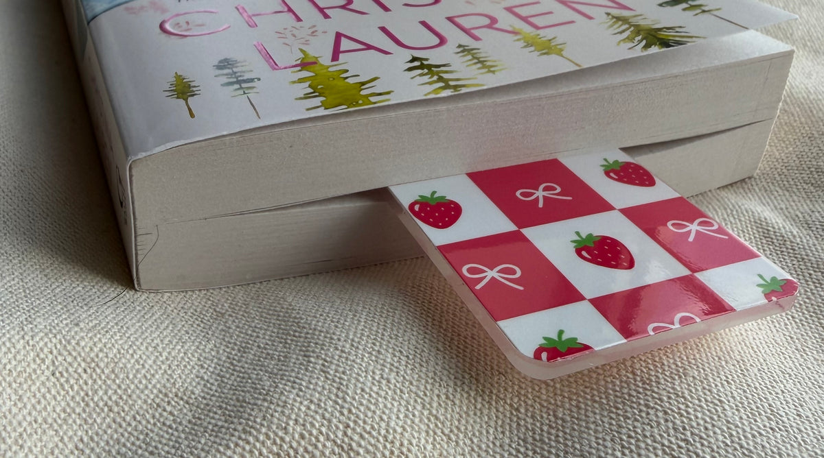 Pretty in Pink Bows Acrylic Bookmark