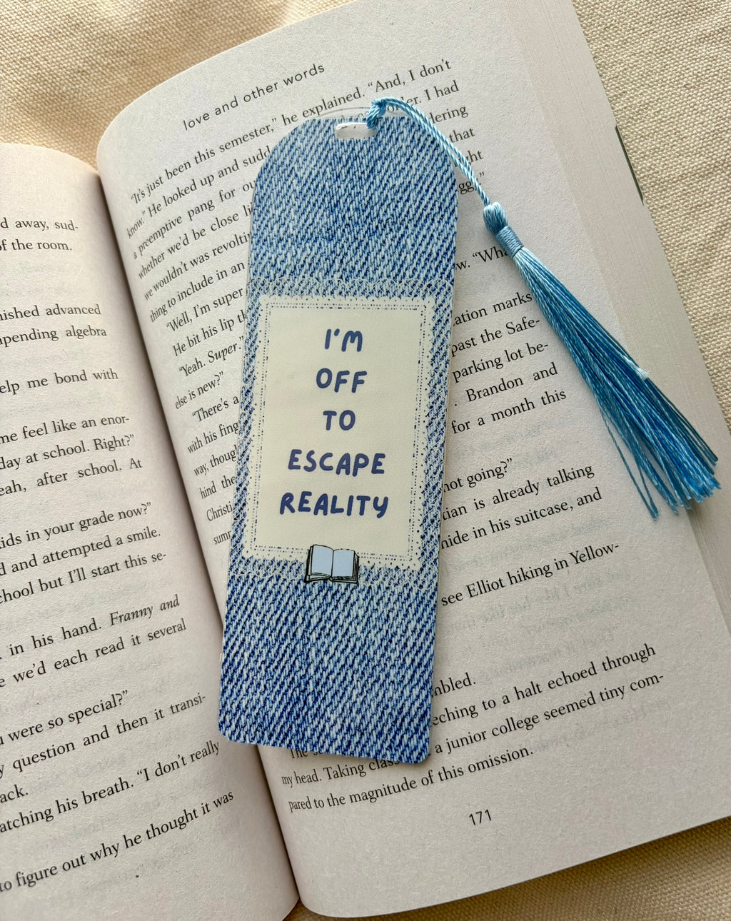Escape Reality Acrylic Bookmark